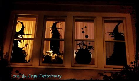 Spelling Out Witchy Charm with Tapping Window Ornaments